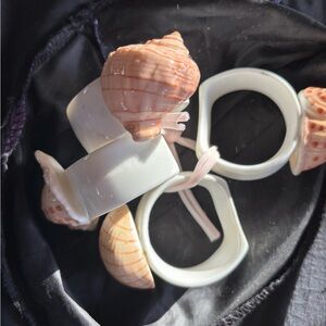 Seashell Napkin Rings - Set of 4